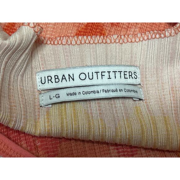 Urban Outfitters Tulli Orange Cami Tank Top Cropped Cardigan 2 Piece Set Size L - Picture 6 of 7